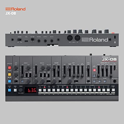 Roland Boutique JX-08 – 暖かくてファットなアナログシンセサイザーが